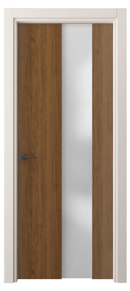 Межкомнатная дверь Freedom 4226 Лесной орех Сатинированное стекло Цена 30639 ₽ | Volhovec