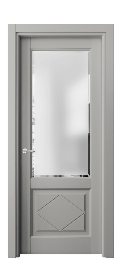 Дверь межкомнатная Toscana Rombo 6342 Бук нейтральный серый Сатинированное стекло с фацетом, 6 мм Гладкий наличник БНСР Цена 75039 ₽ Наличники уже входят в базовый комплект. Фабрика дверей Волховец 8 (800) 551 43 19 Межкомнатная дверь Toscana Rombo 6342 Бук нейтральный серый Сатинированное стекло с фацетом, 6 мм Цена 75039 ₽ | Volhovec