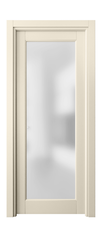 Межкомнатная дверь Toscana Elegante 6300 Бук марципановый Сатинированное стекло. Цена 62499 ₽ | Volhovec