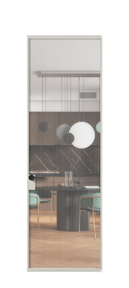 Алюминиевая дверь АЛПЛ040.01 Алюминий тёплый серый Рифлёное стекло "Мору", триплекс. Без короба АТСР Цена 120520 Стоимость комплекта двери включает: 1. Полотно (600/650/700/750/800/850/900/950*2000-2400 мм).
2. Короб
3. Комплект фурнитуры (2 торцевые петли и магнитный замок с ответной планкой). Фабрика дверей Волховец 8 (800) 551 43 19 Алюминиевая дверь АЛПЛ040.01 Алюминий тёплый серый Рифлёное стекло "Мору", триплекс Цена 120520 | Volhovec