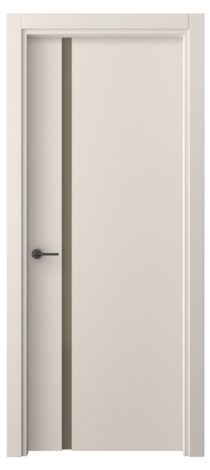 Межкомнатная дверь Фридом 4222 ПЭТ пудровый бежевый Сатинированное бронзовое стекло, триплекс Цена 6445110 so'm | Volhovec