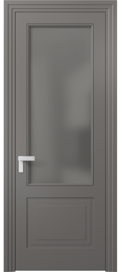 Дверь межкомнатная Rocca 8352 Матовый классический серый Сатинированное серое стекло, триплекс, 8 мм Каскадный компланарный наличник МКЛС Цена 62319 ₽ Наличники уже входят в базовый комплект. Фабрика дверей Волховец 8 (800) 551 43 19 Межкомнатная дверь Rocca 8352 Матовый классический серый Сатинированное серое стекло, триплекс, 8 мм Цена 62319 ₽ | Volhovec