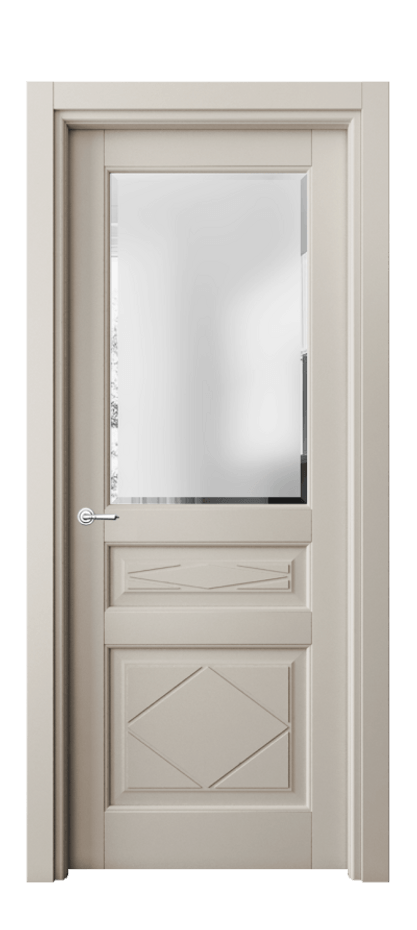 Дверь межкомнатная Toscana Rombo 6344 Бук светло-бежевый Сатинированное стекло с фацетом, 6 мм Гладкий наличник БСБЖ Цена 77919 ₽ Наличники уже входят в базовый комплект. Фабрика дверей Волховец 8 (800) 551 43 19 Межкомнатная дверь Toscana Rombo 6344 Бук светло-бежевый Сатинированное стекло с фацетом, 6 мм Цена 77919 ₽ | Volhovec