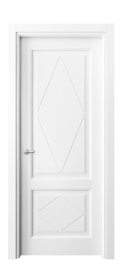 Межкомнатная дверь Тоскана Ромбо 6343 Матовый белоснежный  Цена 100399 ₽ | Volhovec