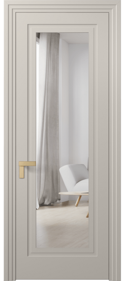 Дверь межкомнатная Rocca 8303 Матовый светло-бежевый Двустороннее зеркало, триплекс, 7 мм Каскадный компланарный наличник МСБЖ Цена 62319 ₽ Наличники уже входят в базовый комплект. Фабрика дверей Волховец 8 (800) 551 43 19 Межкомнатная дверь Rocca 8303 Матовый светло-бежевый Двустороннее зеркало, триплекс, 7 мм Цена 62319 ₽ | Volhovec