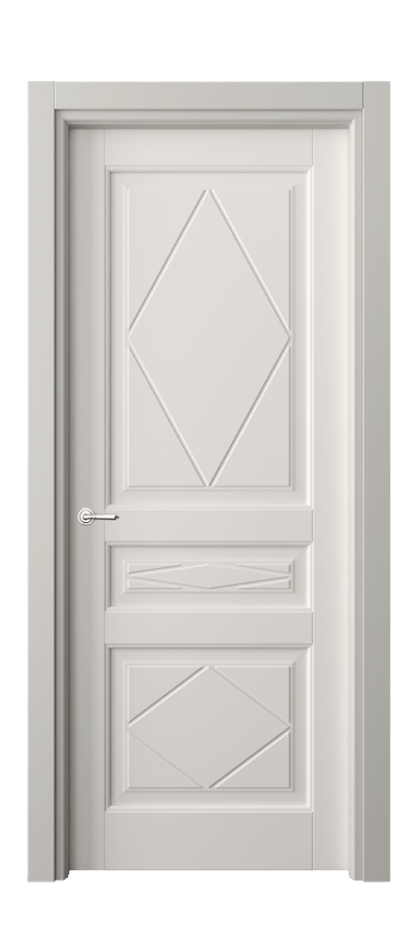 Межкомнатная дверь Тоскана Ромбо 6345 Матовый пудровый белый  Цена 104199 ₽ | Volhovec