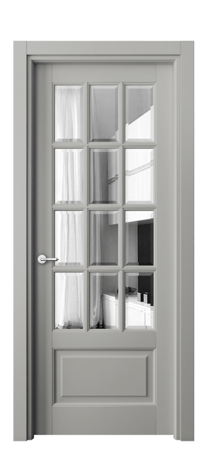 Дверь межкомнатная Toscana Grigliato 6313 Бук нейтральный серый Двустороннее зеркало с фацетом, триплекс, 8 мм Гладкий наличник БНСР Цена 91679 ₽ Наличники уже входят в базовый комплект. Фабрика дверей Волховец 8 (800) 551 43 19 Межкомнатная дверь Toscana Grigliato 6313 Бук нейтральный серый Двустороннее зеркало с фацетом, триплекс, 8 мм Цена 91679 ₽ | Volhovec