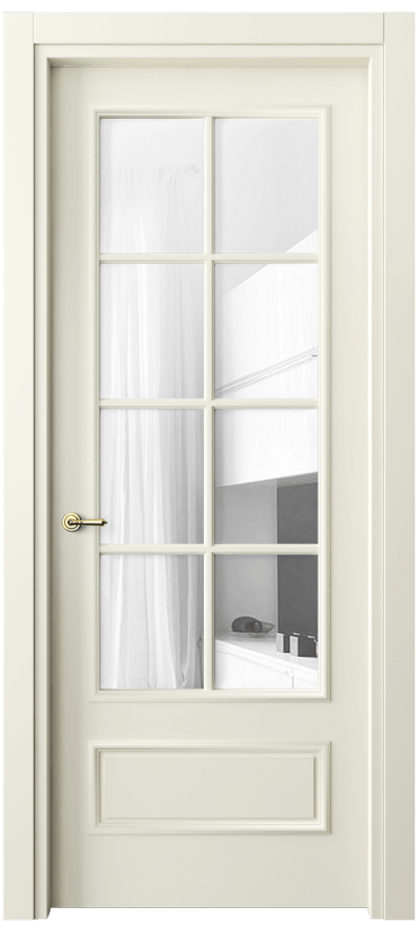 Дверь межкомнатная Paris 8112 Матовый молочно-белый Прозрачное стекло, 4 мм Гладкий наличник ММБ Цена 57919 ₽ Наличники уже входят в базовый комплект. Фабрика дверей Волховец 8 (800) 551 43 19 Межкомнатная дверь Paris 8112 Матовый молочно-белый Прозрачное стекло, 4 мм Цена 57919 ₽| Volhovec