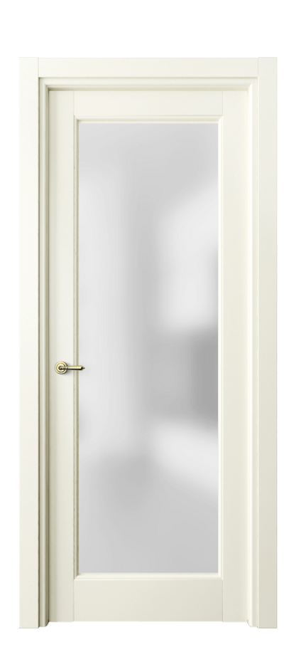 Межкомнатная дверь Тоскана Элегантэ 6300 Матовый молочно-белый Сатинированное стекло Цена 92299 ₽ | Volhovec