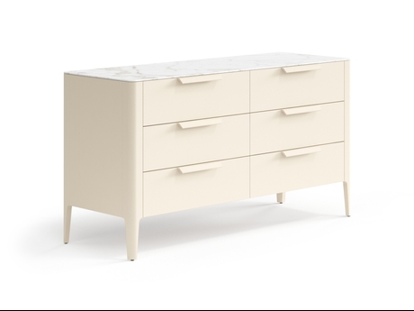 Мебель Комод Piega 6 ящиков. Цвет Матовый светло-бежевый. Материал Гладкая эмаль. Коллекция Комод Piega 6 ящиков. Фото. Мебель Комод Piega 6 ящиков. Цвет Матовый светло-бежевый. Материал Гладкая эмаль. Коллекция Комод Piega 6 ящиков. Картинка.