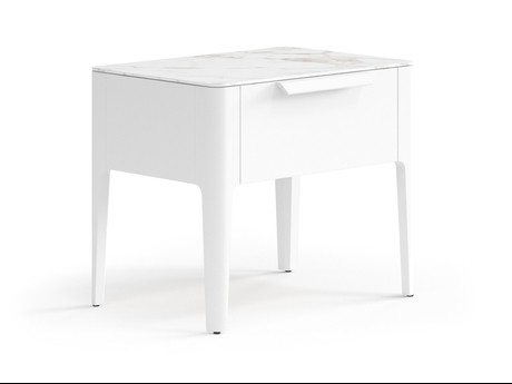 Мебель Тумба прикроватная Piega 1 ящик. Цвет Матовый светло-серый. Материал Гладкая эмаль. Коллекция Тумба прикроватная Piega 1 ящик. Фото. Мебель Тумба прикроватная Piega 1 ящик. Цвет Матовый светло-серый. Материал Гладкая эмаль. Коллекция Тумба прикроватная Piega 1 ящик. Картинка.