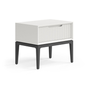 Тумба прикроватная Velvet 1 ящик  Матовый тёплый серый