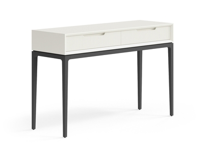 Мебель Консоль Velvet 2 ящика. Цвет Матовый молочно-белый. Материал Гладкая эмаль. Коллекция Консоль Velvet 2 ящика. Фото. Мебель Консоль Velvet 2 ящика. Цвет Матовый молочно-белый. Материал Гладкая эмаль. Коллекция Консоль Velvet 2 ящика. Картинка.