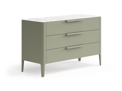 Мебель Комод Piega 3 ящика. Цвет Матовый оливковый тёмный. Материал Гладкая эмаль. Коллекция Комод Piega 3 ящика. Фото. Мебель Комод Piega 3 ящика. Цвет Матовый оливковый тёмный. Материал Гладкая эмаль. Коллекция Комод Piega 3 ящика. Картинка.