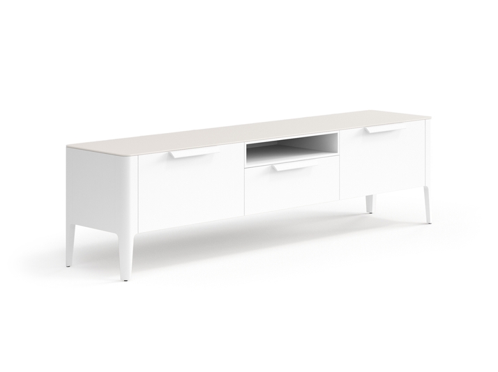 Мебель ТВ тумба Piega. Цвет Матовый светло-серый. Материал Гладкая эмаль. Коллекция ТВ тумба Piega. Фото. Мебель ТВ тумба Piega. Цвет Матовый светло-серый. Материал Гладкая эмаль. Коллекция ТВ тумба Piega. Картинка.