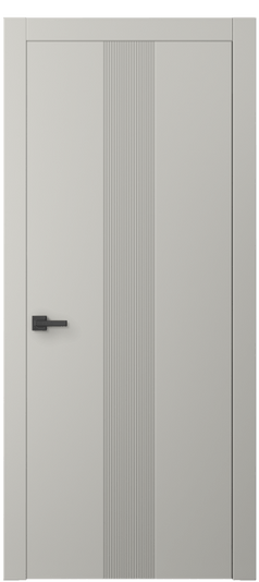 Дверь межкомнатная АКП 8042 МТСР. Цвет Матовый тёплый серый. Материал Гладкая эмаль. Коллекция Linea. Картинка.