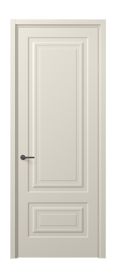 Дверь межкомнатная 8441 МБСР. Цвет Матовый бежево-серый. Материал Гладкая эмаль. Коллекция Mascot. Картинка.