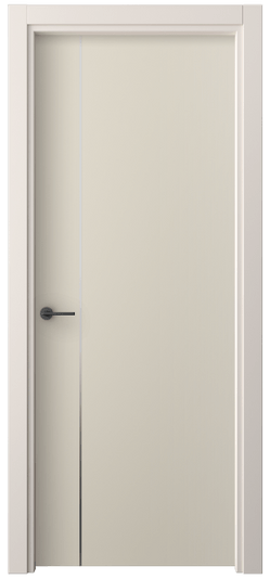 Дверь межкомнатная 4201 ПЭСБ. Цвет ПЭТ светло-бежевый. Материал ПЭТ. Коллекция Freedom. Картинка.