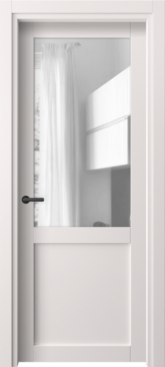 Дверь межкомнатная 2122 ПЭКС ПРОЗ. Цвет ПЭТ кремово-серый. Материал ПЭТ. Коллекция Нео. Картинка.
