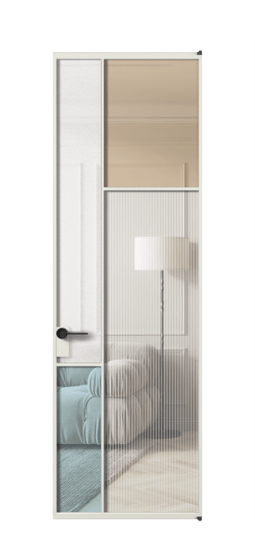 Межкомнатная дверь АЛПЛ041.11 АСР 4 стекла. Цвет Алюминий серый. Материал Алюминий в эмали. Коллекция Mosaic. Фото. Дверь межкомнатная АЛПЛ041.11 АСР 4 стекла. Цвет Алюминий серый. Материал Алюминий в эмали. Коллекция Mosaic. Картинка.