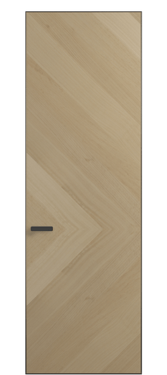 Дверь межкомнатная ПУ 0202 ЭВБМ Эвкалипт бежевый матовый. Цвет Эвкалипт бежевый матовый. Материал Шпон эвкалипта Naturwood. Коллекция Rift. Картинка.