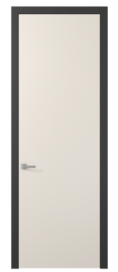 Дверь межкомнатная 0010 ПЭКБ. Цвет ПЭТ кремово-белый. Материал ПЭТ. Коллекция Planum. Картинка.