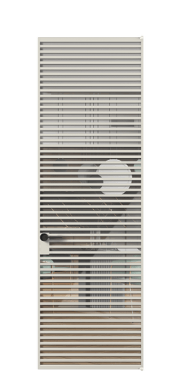 Дверь межкомнатная АЛПЛ040.07 АОС Алюминий облачно-серый Stopsol Clear прозрачное. Цвет Алюминий облачно-серый. Материал Алюминий в эмали. Коллекция Formato. Картинка.