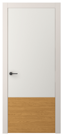 Дверь межкомнатная АКП 4229 ПЭБЛ. Цвет ПЭТ белоснежный. Материал ПЭТ. Коллекция Freedom. Картинка.