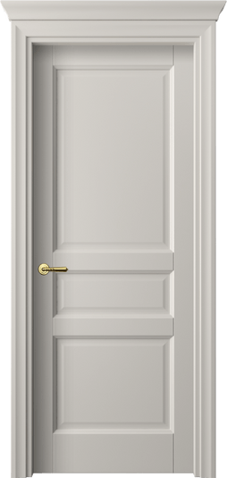 Дверь межкомнатная 1431 МОС. Цвет Матовый облачно-серый. Материал Гладкая эмаль. Коллекция Галант. Картинка.