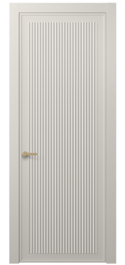 Дверь межкомнатная АКП 8642 МОС. Цвет Матовый облачно-серый. Материал Гладкая эмаль. Коллекция Альба. Картинка.