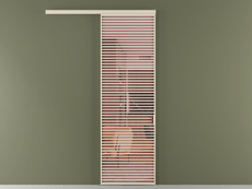 Перегородка Formato вдоль стены 1 створка