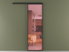 Перегородка Formato вдоль стены 1 створка